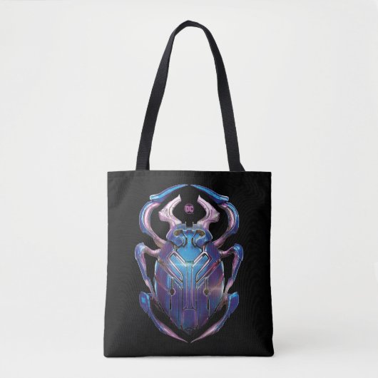Blue Beetle Scarab Theatrale Poster Tote Bag (Voorkant)