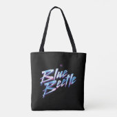 Blue Beetle Scarab Theatrale Poster Tote Bag (Achterkant)