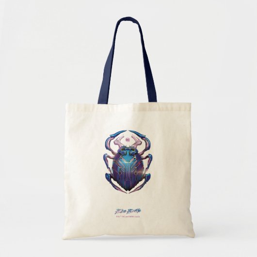 Blue Beetle Scarab Theatrale Poster Tote Bag (Voorkant)