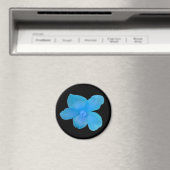 Blue Begonia Magnet (Insitu (Vaatwasser))