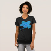 Blue Begonia  T Shirt (Voorkant volledig)