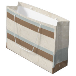 Blue beige Brown Soft Polka Dots Retro Background Groot Cadeauzakje