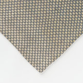 Blue Beige Fleece Blanket (Hoek)