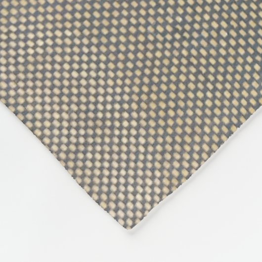 Blue Beige Fleece Blanket (Hoek)