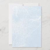 Blue Beige, teddybeer, ballonnen, Baby shower boy Kaart (Achterkant)