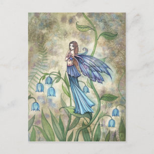Blue Bell Fairy Art Briefkaart