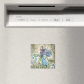 Blue Bell Fairy Fantasy Art Magneet (Insitu (Vaatwasser))