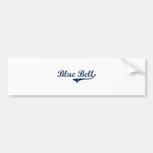 Blue Bell Pennsylvania Classic Design Bumpersticker (Voorkant)