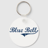 Blue Bell Pennsylvania Classic Design Sleutelhanger (Voorkant)