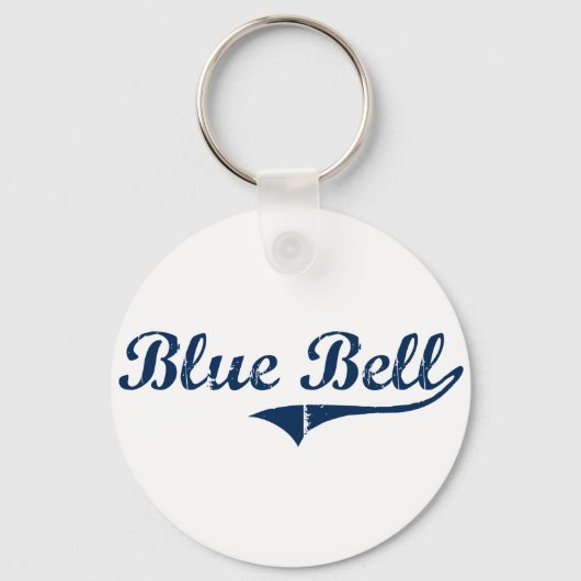 Blue Bell Pennsylvania Classic Design Sleutelhanger (Voorkant)