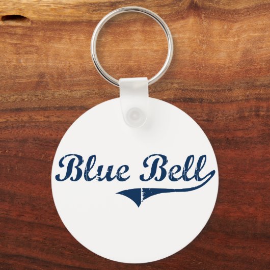 Blue Bell Pennsylvania Classic Design Sleutelhanger (Voorkant)