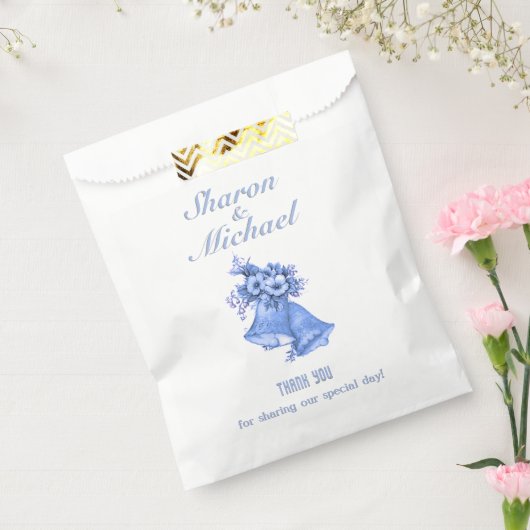 Blue Bells Wedding Bedankzakje (Gezegeld)