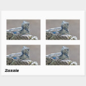 Blue Belly Alligator Lizard Rechthoekige Sticker (Vel)