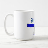 Blue Belt Jiu-Jitsu-mok koffie Koffiemok (Links)