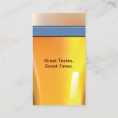 Blue Belt Liquor Store Bar Bartender Visitekaartje (Achterkant)