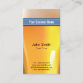 Blue Belt Liquor Store Bar Bartender Visitekaartje (Voorkant)