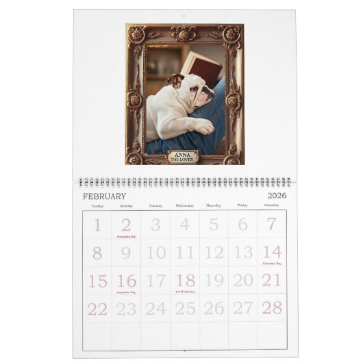 Blue Berry Bottom Doggone Goede Dagen Kalender (Feb 2026)