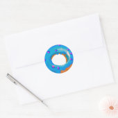  Blue Berry Donut Wall Sticker (Envelop)
