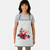 Blue berry en Flower Effect All-Over Print Schort (Insitu)