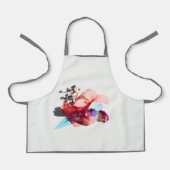 Blue berry en Flower Effect All-Over Print Schort (Voorkant)