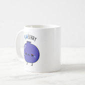 Blue Berry Funny Blueberry Pun Koffiemok (Voorkant links)