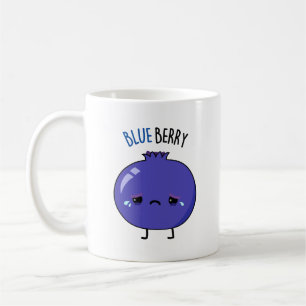 Blue Berry Funny Blueberry Pun Koffiemok