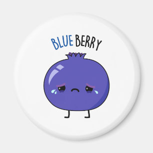 Blue Berry Funny Blueberry Pun Magneet