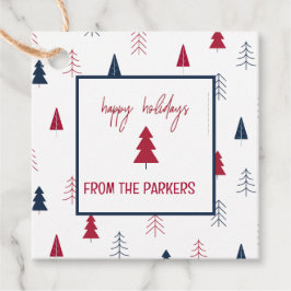 Blue Berry Holiday Gift/Favor Tags Bedankjes Labels