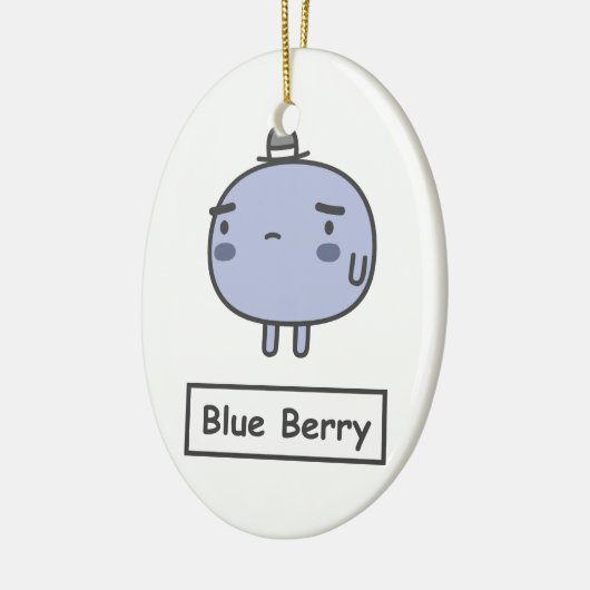 Blue Berry Keramisch Ornament (Links)
