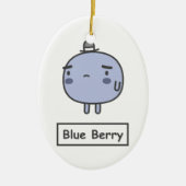 Blue Berry Keramisch Ornament (Voorkant)