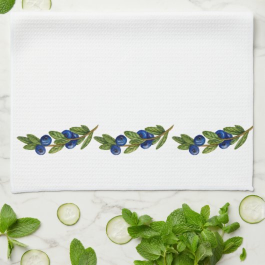 Blue Berry Kitchen Towel Theedoek (Gevouwen)