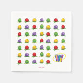 Blue Berry Pattern Servetten (Voorkant)