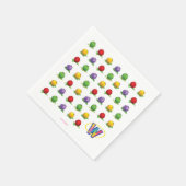 Blue Berry Pattern Servetten (Hoek)