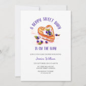 Blue Berry Sweet Herfst Baby shower Kaart (Voorkant)