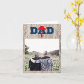 Blue best grandpa ever the times kaart (Gele Bloem)