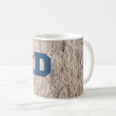 Blue best grandpa ever the times koffiemok (Voorkant rechts)