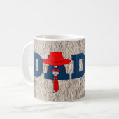 Blue best grandpa ever the times koffiemok (Voorkant links)