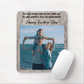 Blue best grandpa ever the times muismat (Met muis)