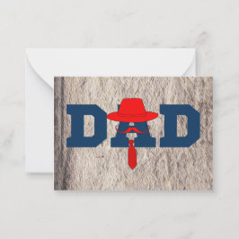 Blue best grandpa ever the times notitiekaartje