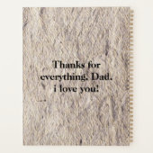 Blue best grandpa ever the times planner (Achterkant)