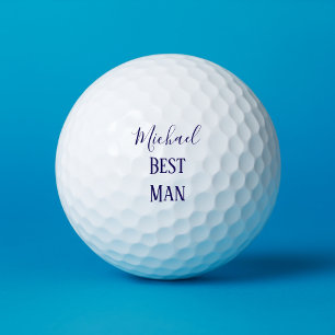 Blue Best Man Souvenir Golfballen