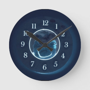 Blue Betsy Ronde Klok