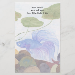 Blue Betta Briefpapier
