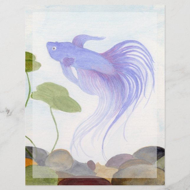 Blue Betta Fish (Voorkant)