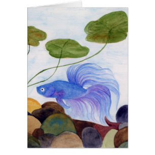 Blue Betta Fish