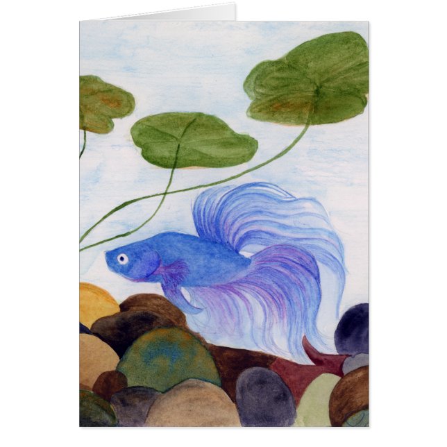 Blue Betta Fish (Voorkant)