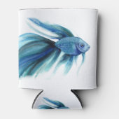 Blue Betta Fish Blikjeskoeler (Voorkant)