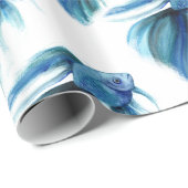Blue Betta Fish Cadeaupapier (Rol Hoek)