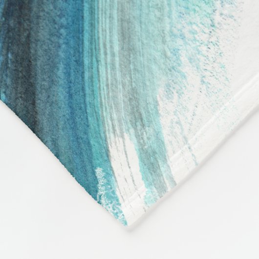 Blue Betta Fish Fleece Deken (Hoek)