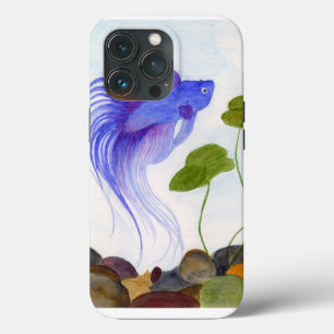 Blue Betta Fish Hoesje-Mate iPhone Case Case